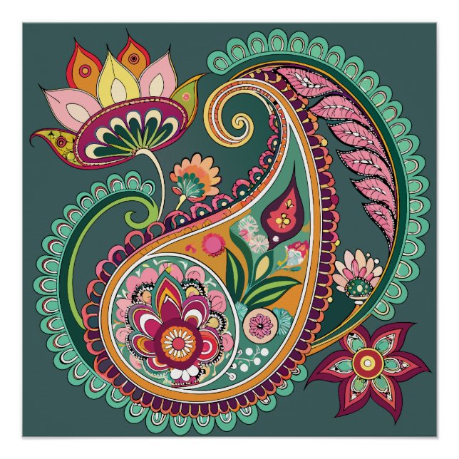 Póster Paisley Patterning (Anverso)
