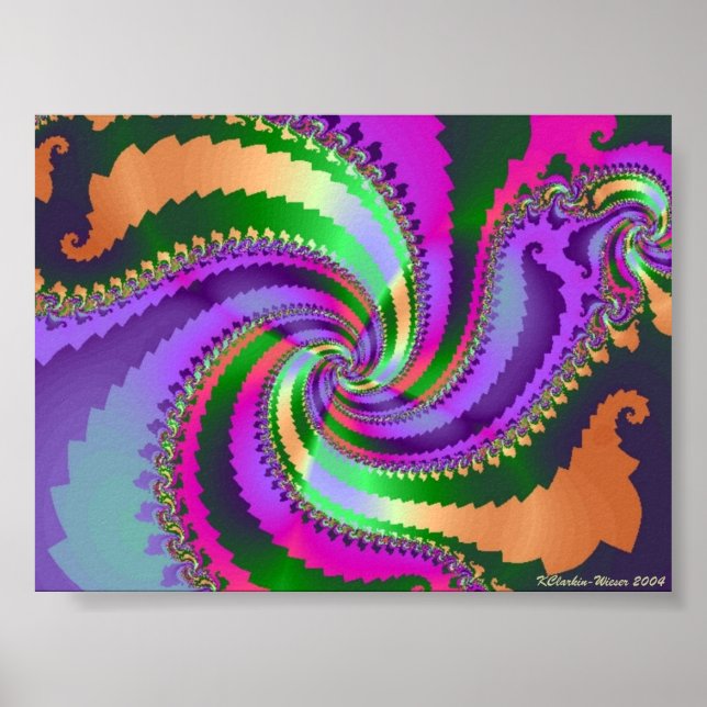 Póster Paisley Spiral (Frente)