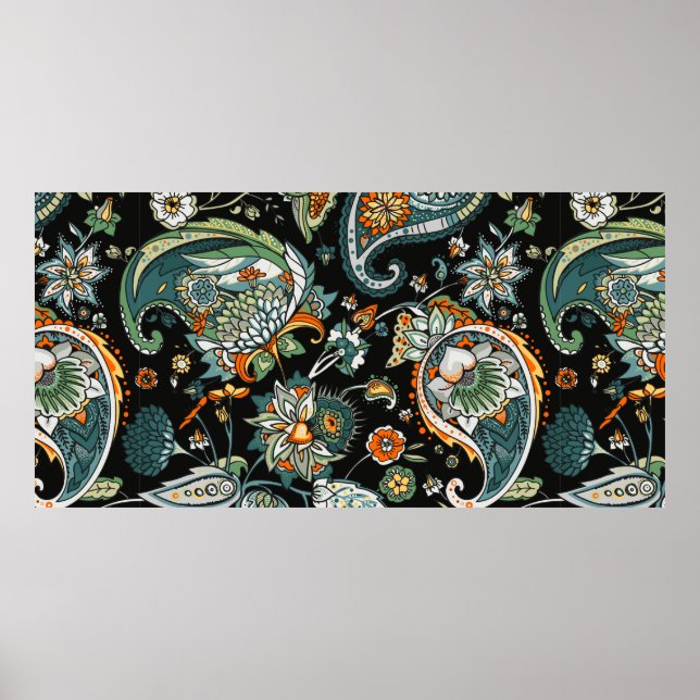 Póster Paisley. Un patrón impecable basado en la tradició (Frente)
