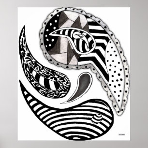 Póster Paisleys loco