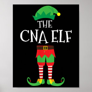 Póster Pajam, Fiesta del grupo de Navidades de Cna Nurse 