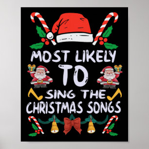 Póster Pajama, Navidades Familiares, Es Muy Probable Que 