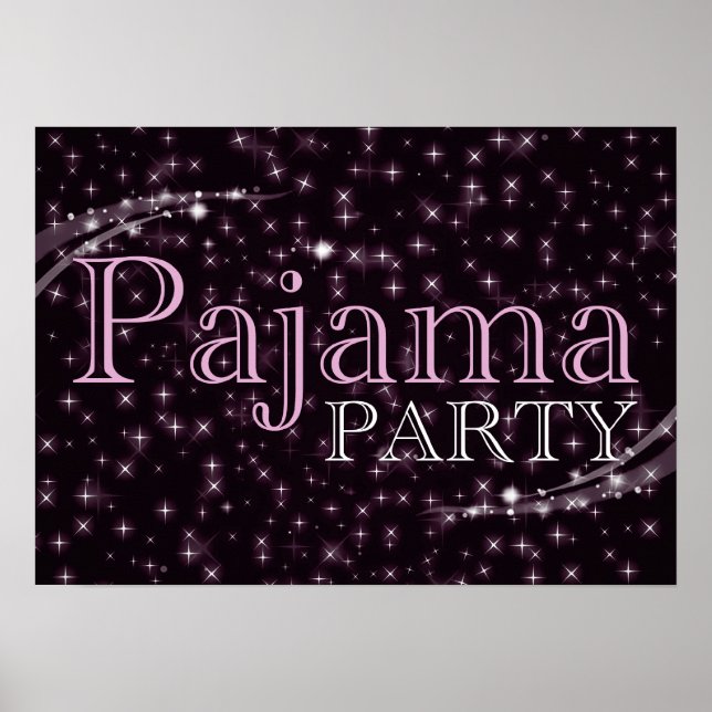 Póster pajama party : starshine (Frente)