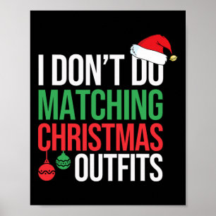 Póster Pajamas de Navidades familiares que no comparo con