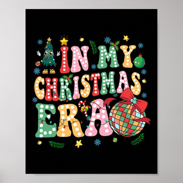 Póster Pajamas familiares en la era de mis Navidades (Frente)