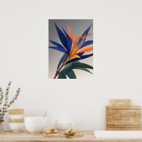 Pájaro de la flor del paraíso