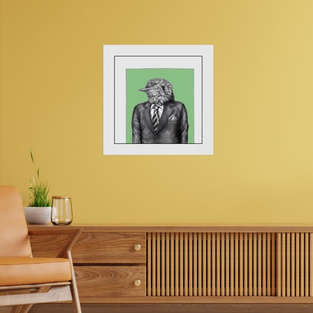 Póster Pájaro muerto en traje negro (Moegi) (Salón 2)