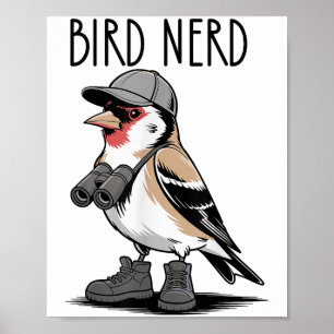 Póster Pájaro Nerd Funny Bird Watchers For Bird Watchers