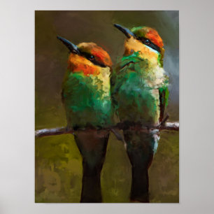 Póster Pájaros