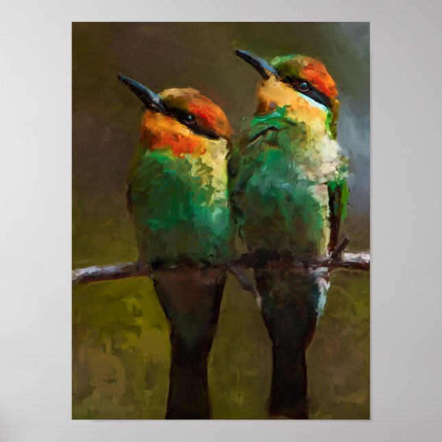 Póster Pájaros (Frente)