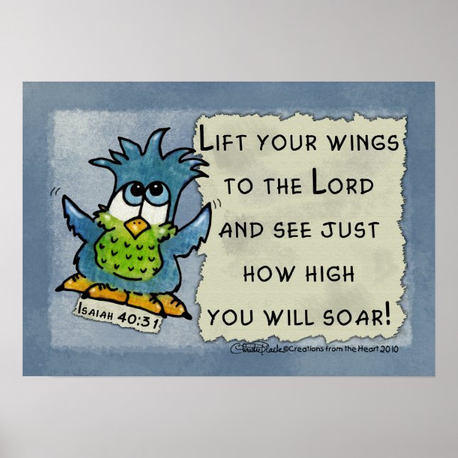 Póster Pájaros de rezar -Soar-Isaías (Frente)