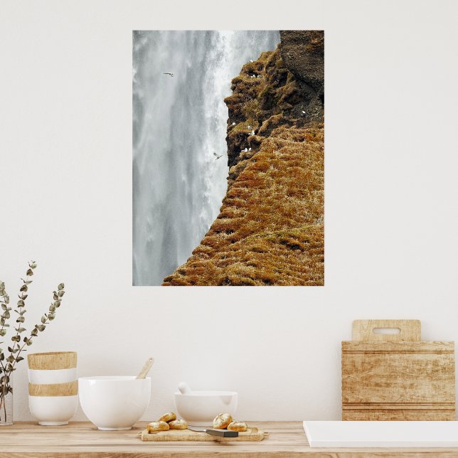 Póster Pájaros en las rocas (Cocina)