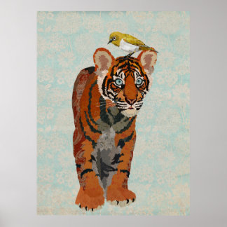 PÓSTER PÁJAROS TIGER Y GOLDEN