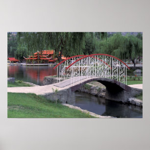 Póster Pakistán, región de Skardu. Shangri La Lodge