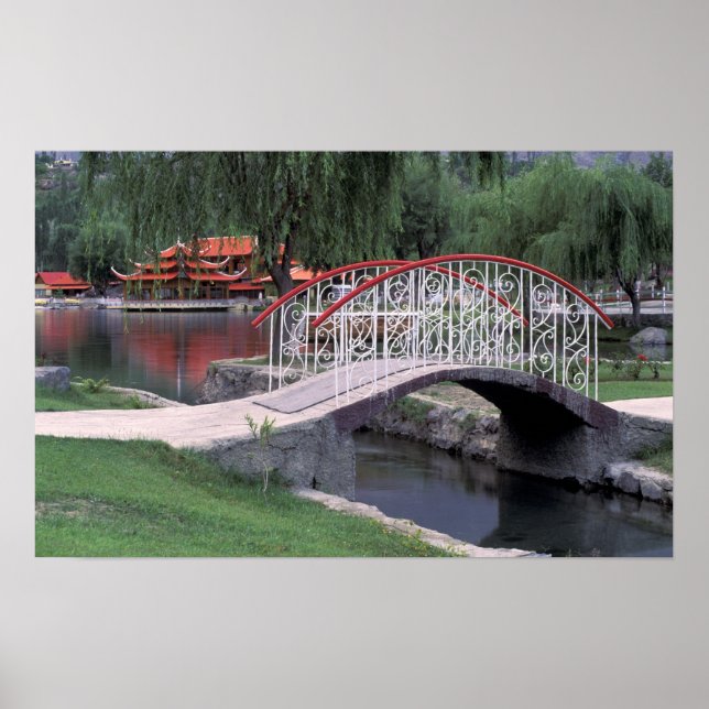 Póster Pakistán, región de Skardu. Shangri La Lodge (Frente)