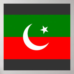 Póster Pakistan Tehreek e Insaf, Pakistán