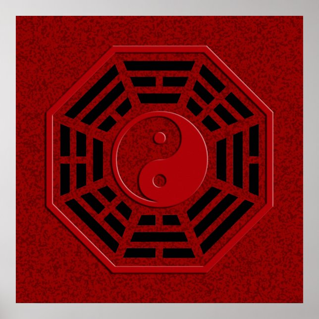 Póster PaKua | dark red splatter (Frente)