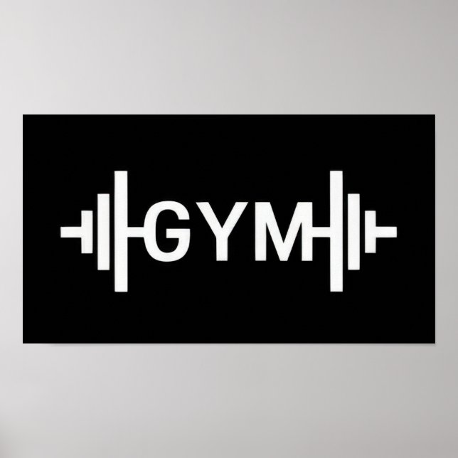 Póster Palabra de gimnasio (Frente)