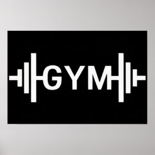 Póster Palabra de gimnasio