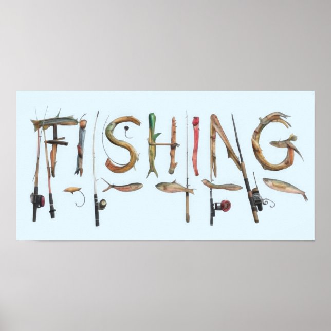 Póster Palabra de pesca (Frente)