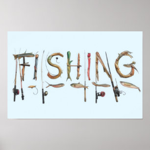 Póster Palabra de pesca