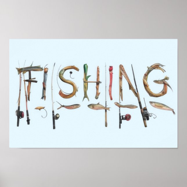 Póster Palabra de pesca (Frente)