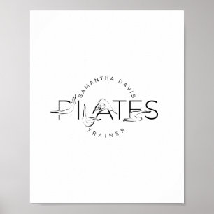 Póster Palabra Pilates Instructor Pilates