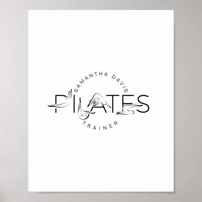 Póster Palabra Pilates Instructor Pilates (Frente)