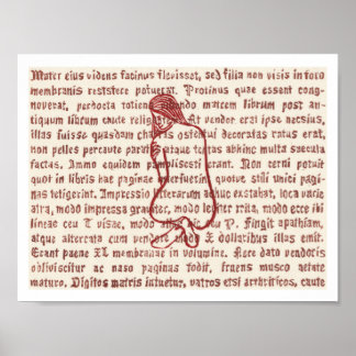Póster Palabra Vidrio Emplomado 1
