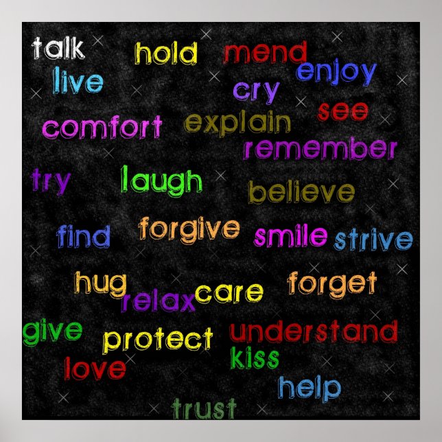 Póster Palabras (Frente)