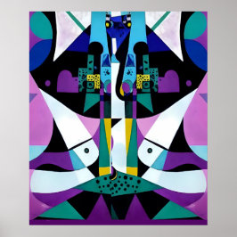 Póster Palabras altas en acción - Ken Gage Art