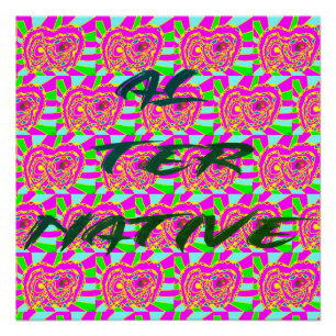 PÓSTER PALABRAS ALTERNATIVAS CON ARTE