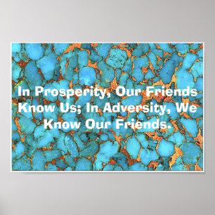 Póster "Palabras chinas del poster de la sabiduría "