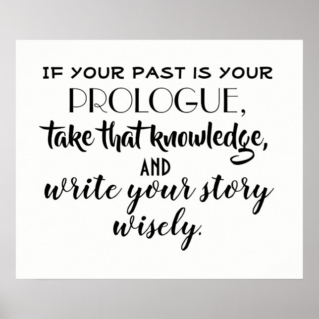 Póster Palabras de consejo (Frente)