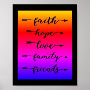 Póster Palabras de flecha