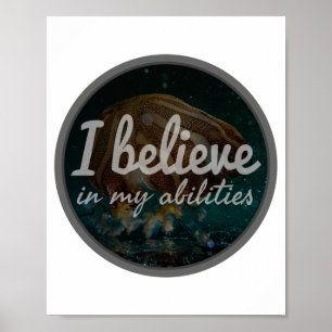 Póster palabras de motivación matutina para el amor propi