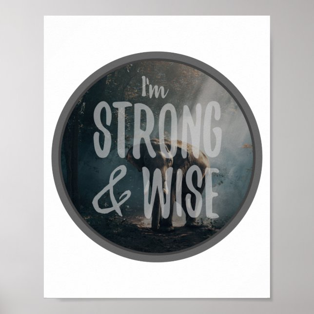 Póster palabras de motivación matutinas para la autoacept (Frente)