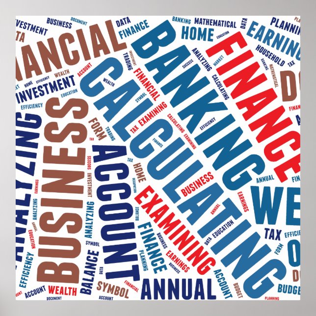 Póster Palabras de negocio (Frente)