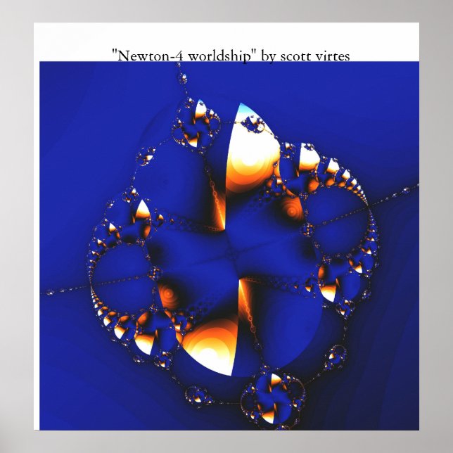 Póster Palabras de Newton-4 (Frente)