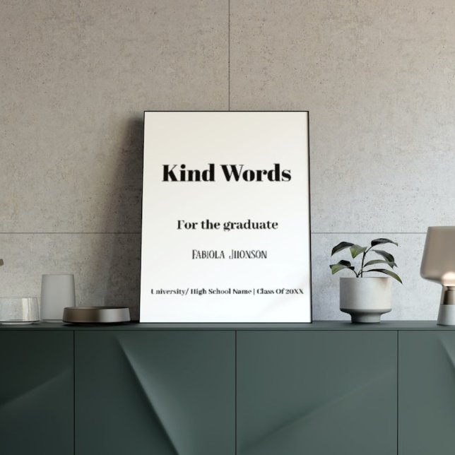 Póster Palabras de señalización de la fiesta de graduació (Subido por el creador)