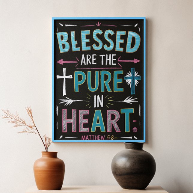 Póster Palabras iluminantes en medio de una cruz (Subido por el creador)