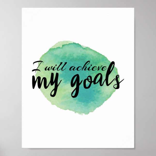 Póster Palabras inspiradoras para el autocuidado (Frente)