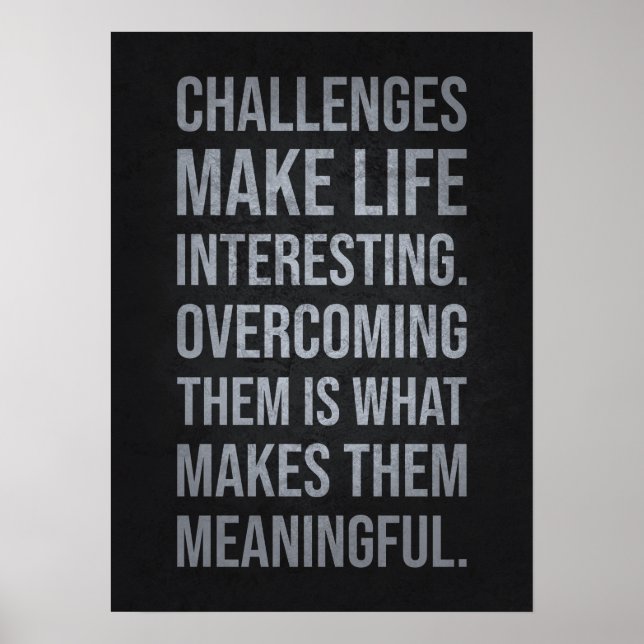 Póster Palabras inspiradoras - Poster motivacional (Frente)