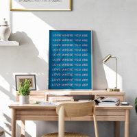 Palabras Inspiradoras sucias tipografía azul