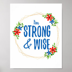 Póster palabras motivacionales para el éxito y la lucha 