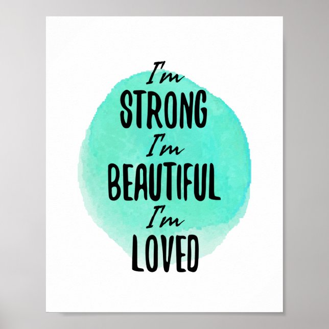 Póster palabras motivacionales para soñadores y trabajado (Frente)