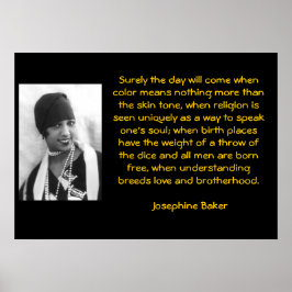 Póster Palabras sabias: Josephine Bakers