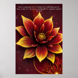 Póster Palabras sentidas: un regalo personalizado de amor