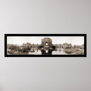 Póster Palacio de Bellas Artes SF Photo 1919