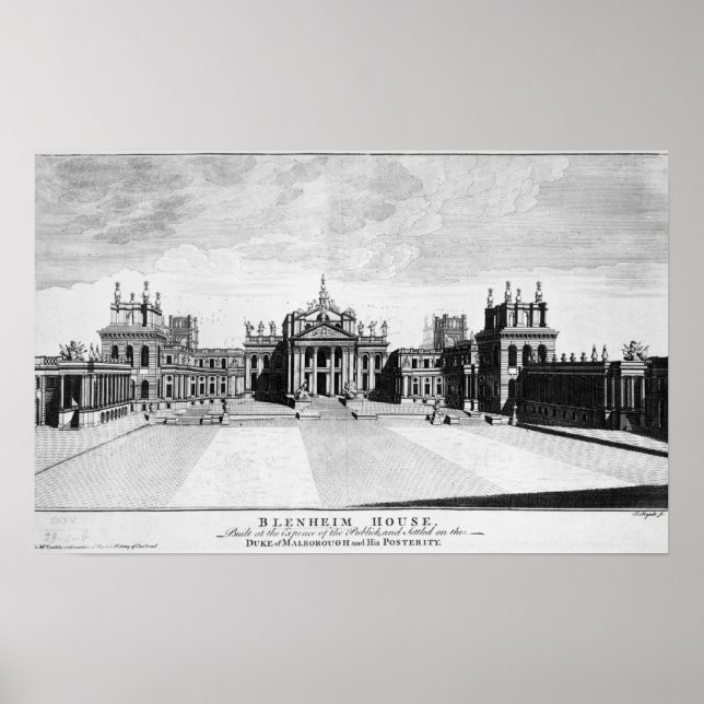 Póster Palacio de Blenheim (Frente)